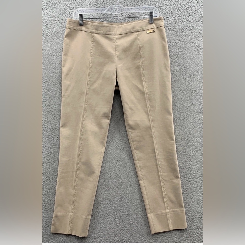 Tory Burch Slim Beige Chino Pants